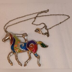 𝑪𝒐𝒍𝒐𝒓𝒇𝒖𝒍 𝑬𝒏𝒂𝒎𝒆𝒍 𝑯𝒐𝒓𝒔𝒆 𝑷𝒆𝒏𝒅𝒂𝒏𝒕 𝑺𝒊𝒍𝒗𝒆𝒓 𝑵𝒆𝒄𝒌𝒍